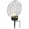 Lampes À Boules-Luminaires Globo Lighting lampe solaire Globo LED Argenté, 2 lumières