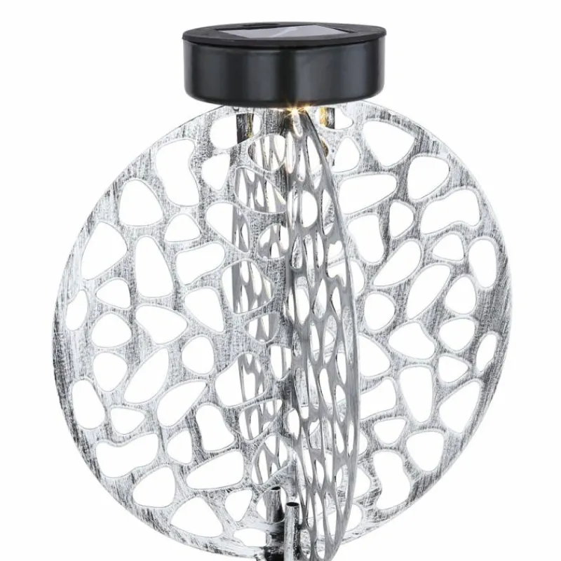 Lampes À Boules-Luminaires Globo Lighting lampe solaire Globo LED Argenté, 1 lumière