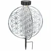 Lampes À Boules-Luminaires Globo Lighting lampe solaire Globo LED Argenté, 1 lumière