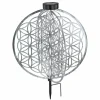 Lampes À Boules-Luminaires Globo Lighting lampe solaire Globo LED Argenté, 1 lumière