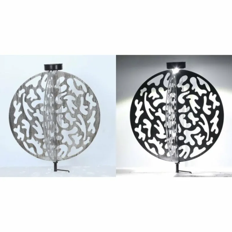 Lampes À Boules-Luminaires Globo Lighting lampe solaire Globo LED Argenté, 1 lumière