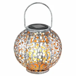 Luminaires Globo Lighting lampe solaire Globo LED Argenté, 1 lumière