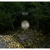 Luminaires Rustiques-Luminaires Globo Lighting lampe solaire Globo LED Argent Oxydé, Noir, 1 lumière