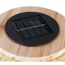 Luminaires Rustiques-Luminaires Globo Lighting lampe solaire Globo LED Brun, 1 lumière