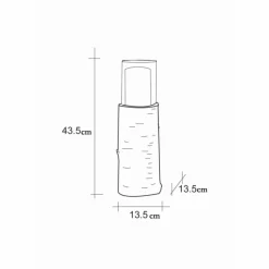 Lampes En Bois-Luminaires Globo Lighting lampe solaire Globo LED Bois clair, 12 lumières