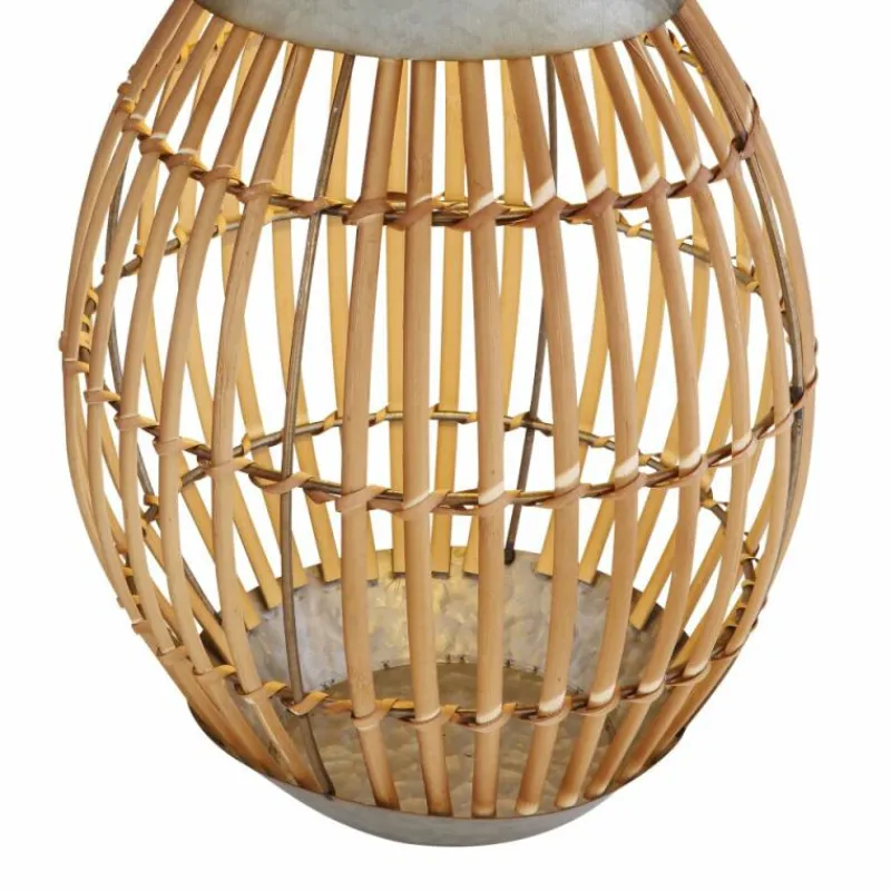 Lampes En Bois-Luminaires Globo Lighting lampe solaire Globo LED Bois clair, 1 lumière