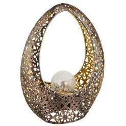 Luminaires Rustiques-Luminaires Globo Lighting lampe solaire Globo LED Bronze, Or, 1 lumière