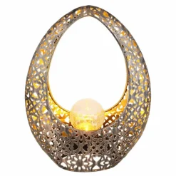 Luminaires Rustiques-Luminaires Globo Lighting lampe solaire Globo LED Bronze, Or, 1 lumière