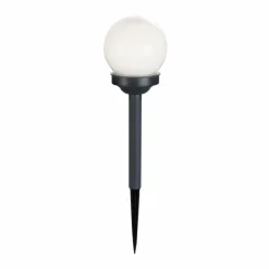 Lampes À Boules-Luminaires Globo Lighting lampe solaire Globo LED Gris, 1 lumière