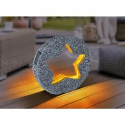 Luminaires Globo Lighting lampe solaire Globo LED Gris, 48 lumières