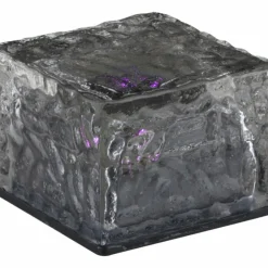 Luminaires Rustiques-Luminaires Globo Lighting Lampe solaire Globo LED Noir, Transparent, 1 lumière, Changeur de couleurs