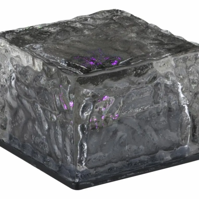 Luminaires Rustiques-Luminaires Globo Lighting Lampe solaire Globo LED Noir, Transparent, 1 lumière, Changeur de couleurs