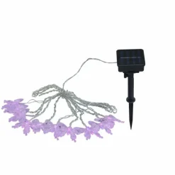 Luminaires Globo Lighting Lampe solaire Globo LED Noir, 10 lumières, Changeur de couleurs