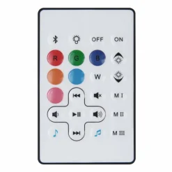 Luminaires Globo Lighting lampe solaire Globo LED Noir, 10 lumières, Télécommandes, Changeur de couleurs