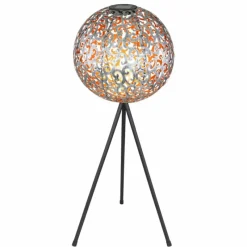 Lampes À Boules-Luminaires Globo Lighting lampe solaire Globo LED Noir, 1 lumière