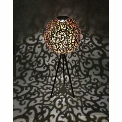 Lampes À Boules-Luminaires Globo Lighting lampe solaire Globo LED Noir, 1 lumière