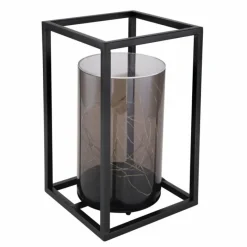 Suspension Verre Fumé-Luminaires Globo Lighting lampe solaire Globo LED Noir, 40 lumières