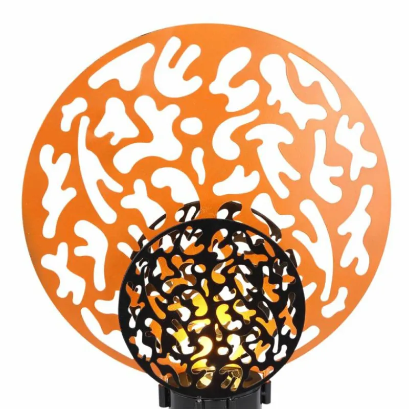 Lampes À Boules-Luminaires Globo Lighting lampe solaire Globo LED Noir, 2 lumières