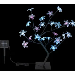 Luminaires Globo Lighting lampe solaire Globo LED Noir, 8 lumières