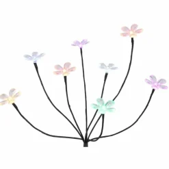 Luminaires Globo Lighting lampe solaire Globo LED Noir, 8 lumières