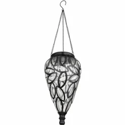 Luminaires Rustiques-Luminaires Globo Lighting lampe solaire Globo LED Noir, 15 lumières