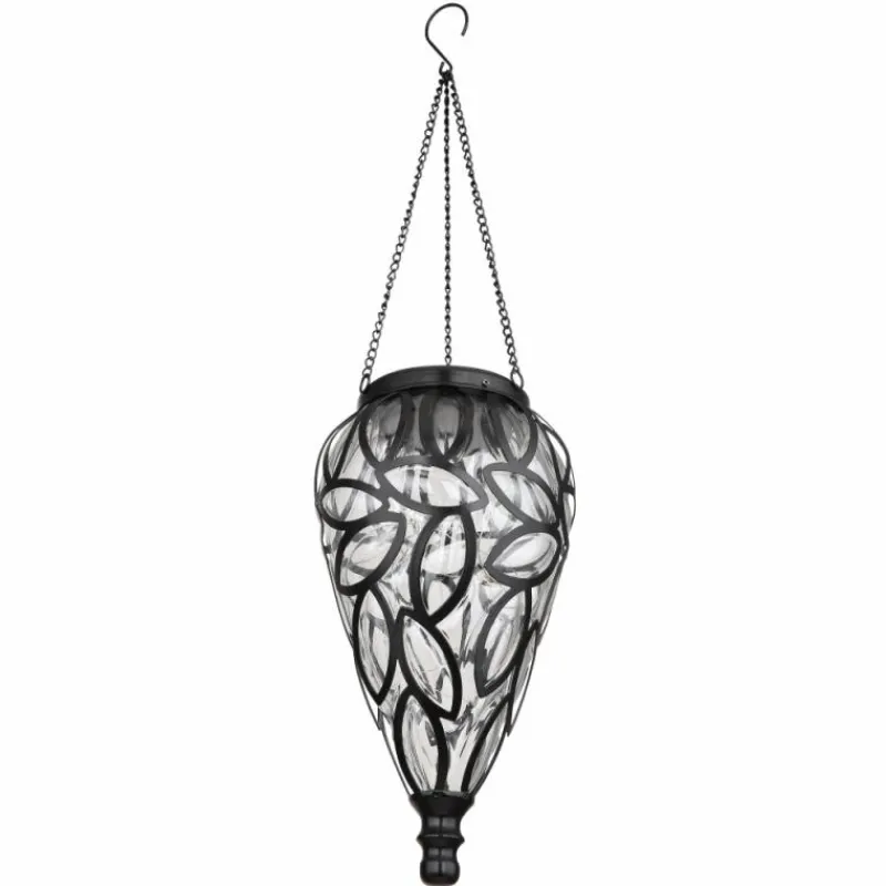 Luminaires Rustiques-Luminaires Globo Lighting lampe solaire Globo LED Noir, 15 lumières