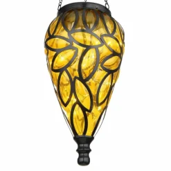 Luminaires Rustiques-Luminaires Globo Lighting lampe solaire Globo LED Noir, 15 lumières