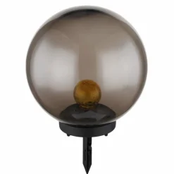 Luminaires Rustiques-Luminaires Globo Lighting lampe solaire Globo LED Noir, 1 lumière