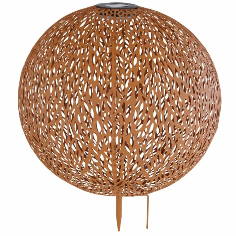 Lampes À Boules-Luminaires Globo Lighting lampe solaire Globo LED Rouille, 1 lumière