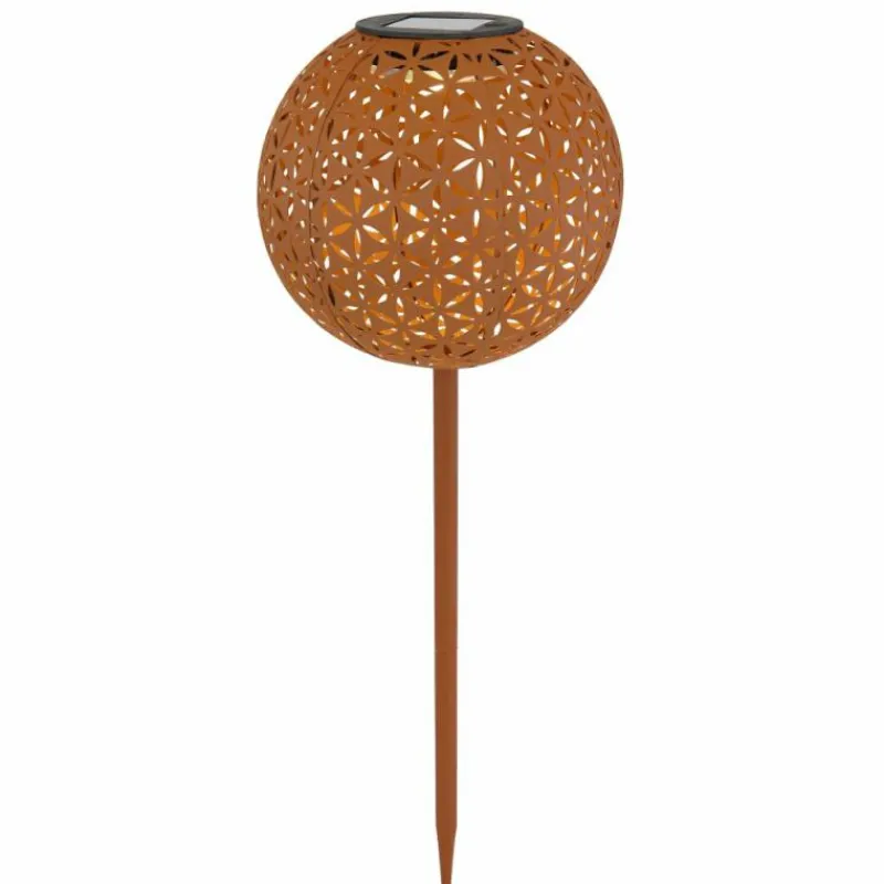 Lampes À Boules-Luminaires Globo Lighting lampe solaire Globo LED Rouille, 1 lumière
