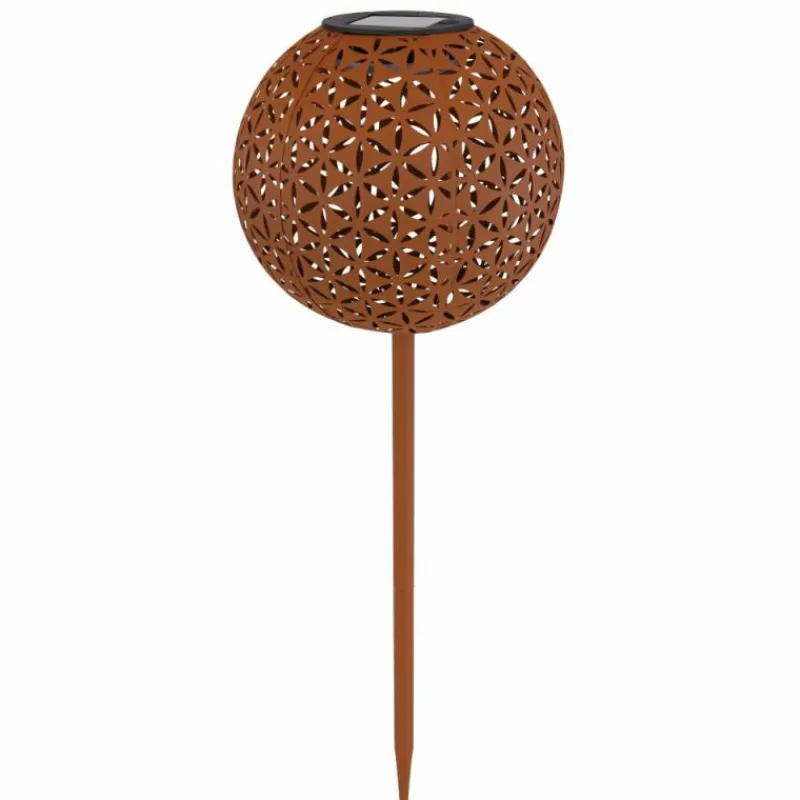 Lampes À Boules-Luminaires Globo Lighting lampe solaire Globo LED Rouille, 1 lumière