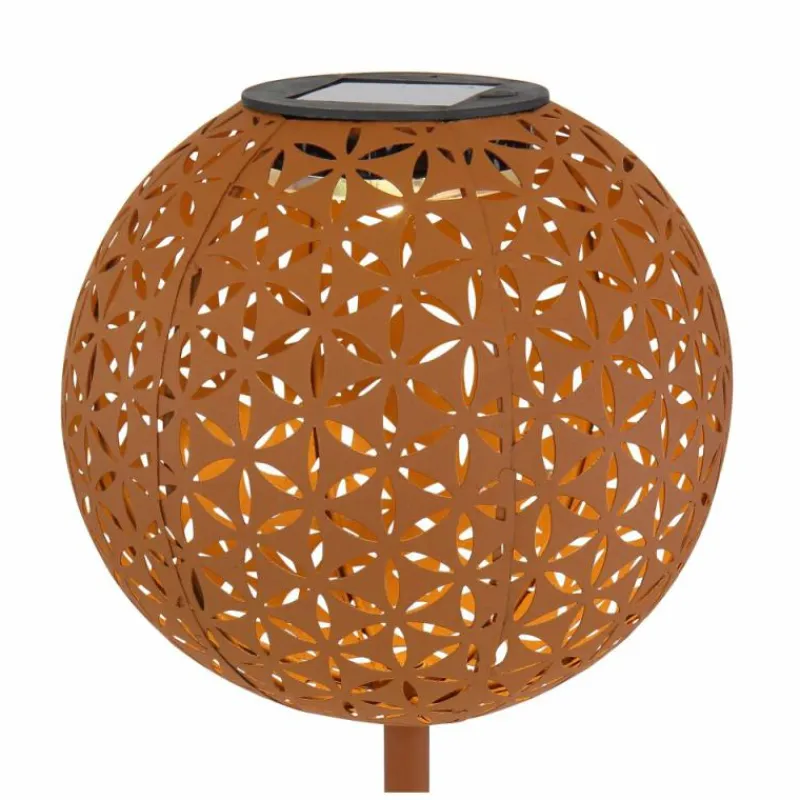 Lampes À Boules-Luminaires Globo Lighting lampe solaire Globo LED Rouille, 1 lumière