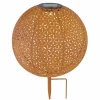 Lampes À Boules-Luminaires Globo Lighting lampe solaire Globo LED Rouille, 1 lumière