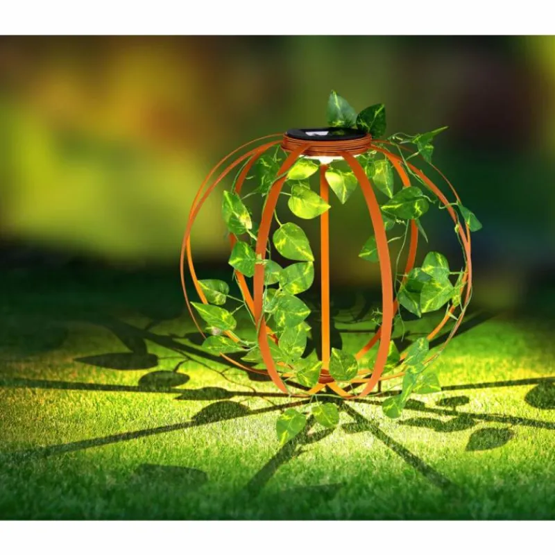 Lampes À Boules-Luminaires Globo Lighting lampe solaire Globo LED Rouille, 1 lumière