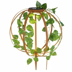 Lampes À Boules-Luminaires Globo Lighting lampe solaire Globo LED Rouille, 1 lumière