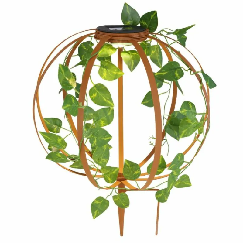 Lampes À Boules-Luminaires Globo Lighting lampe solaire Globo LED Rouille, 1 lumière