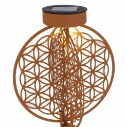 Lampes À Boules-Luminaires Globo Lighting lampe solaire Globo LED Rouille, 1 lumière