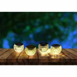 Luminaires Globo Lighting lampe solaire Globo NORVUS LED Noir, 1 lumière