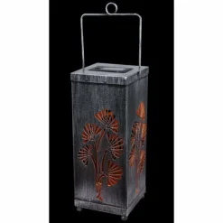 Luminaires Orientaux-Luminaires Globo Lighting Lampe solaire Globo REX LED Argenté, 1 lumière