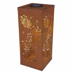 Luminaires Orientaux-Luminaires Globo Lighting Lampe solaire Globo REX LED Rouille, 1 lumière