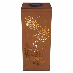 Luminaires Orientaux-Luminaires Globo Lighting Lampe solaire Globo REX LED Rouille, 1 lumière