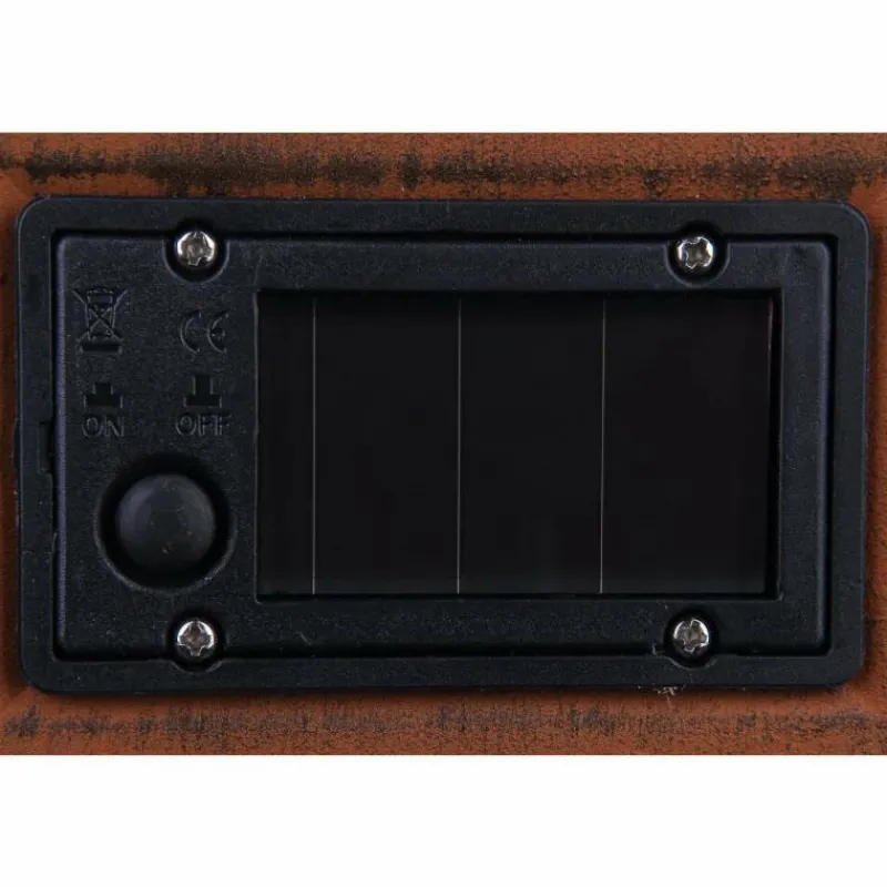 Luminaires Orientaux-Luminaires Globo Lighting Lampe solaire Globo REX LED Rouille, 1 lumière