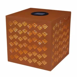 Luminaires Orientaux-Luminaires Globo Lighting Lampe solaire Globo REX LED Rouille, 1 lumière