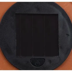 Luminaires Orientaux-Luminaires Globo Lighting Lampe solaire Globo REX LED Rouille, 1 lumière