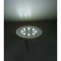 Luminaires Globo Lighting Lampe solaire Globo ROCKY LED Noir, 8 lumières