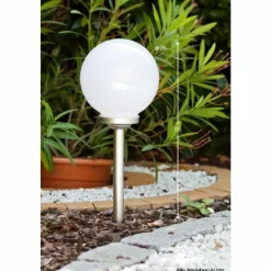 Lampes À Boules-Luminaires Globo Lighting lampe solaire Globo SOLAR LED Blanc, 1 lumière