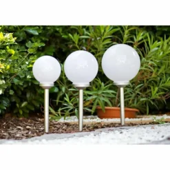 Lampes À Boules-Luminaires Globo Lighting lampe solaire Globo SOLAR LED Blanc, 1 lumière