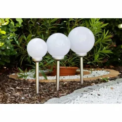 Lampes À Boules-Luminaires Globo Lighting lampe solaire Globo SOLAR LED Blanc, 1 lumière