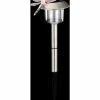 Luminaires Globo Lighting lampe solaire Globo SOLAR LED Acier inoxydable, 2 lumières, Changeur de couleurs