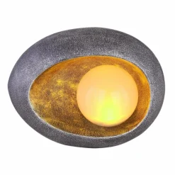 Luminaires Rustiques-Luminaires Globo Lighting lampe solaire Globo SOLAR LED Or, Gris, Argenté, 1 lumière